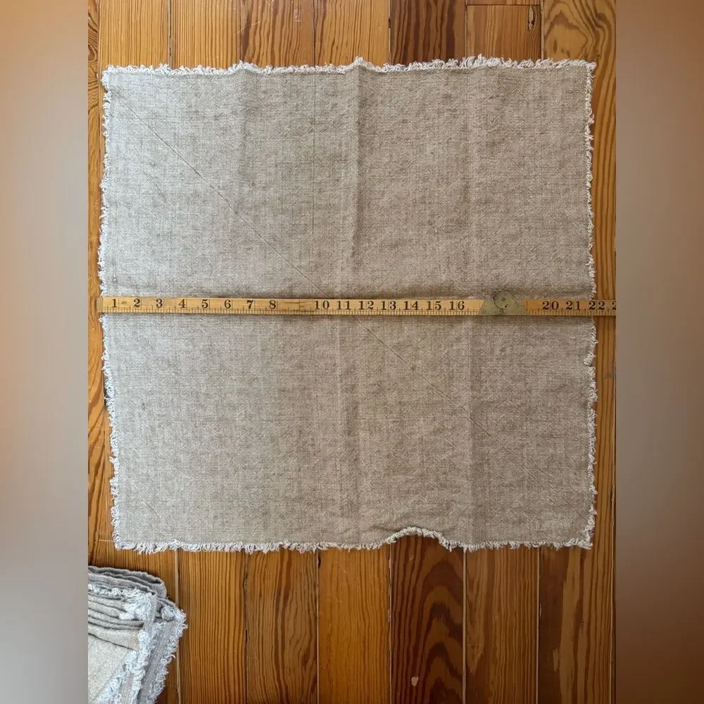 Pottery Barn Fringed Napkins
